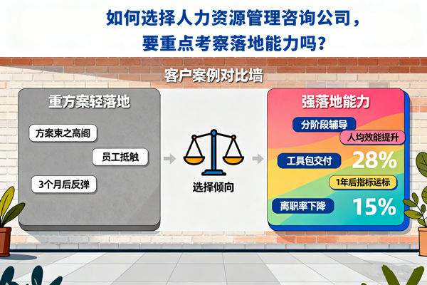 如何選擇人力資源管理咨詢公司，要重點考察落地能力嗎？